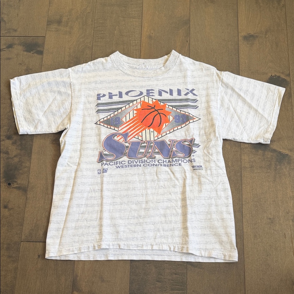 Vintage 1993 Phoenix Suns Trench Single Stitch NBA Pacific Division Champions S